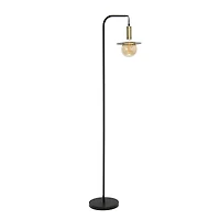 Lalia Home 5ft. Black Oslo Floor Lamp