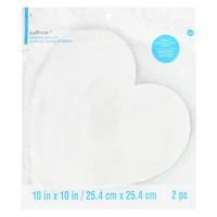 2 Pack 10" x 10" Heart Shape Canvas by Creatology™