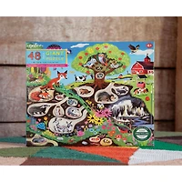 eeBoo Within the Country 48 Piece Giant Floor Jigsaw Puzzle