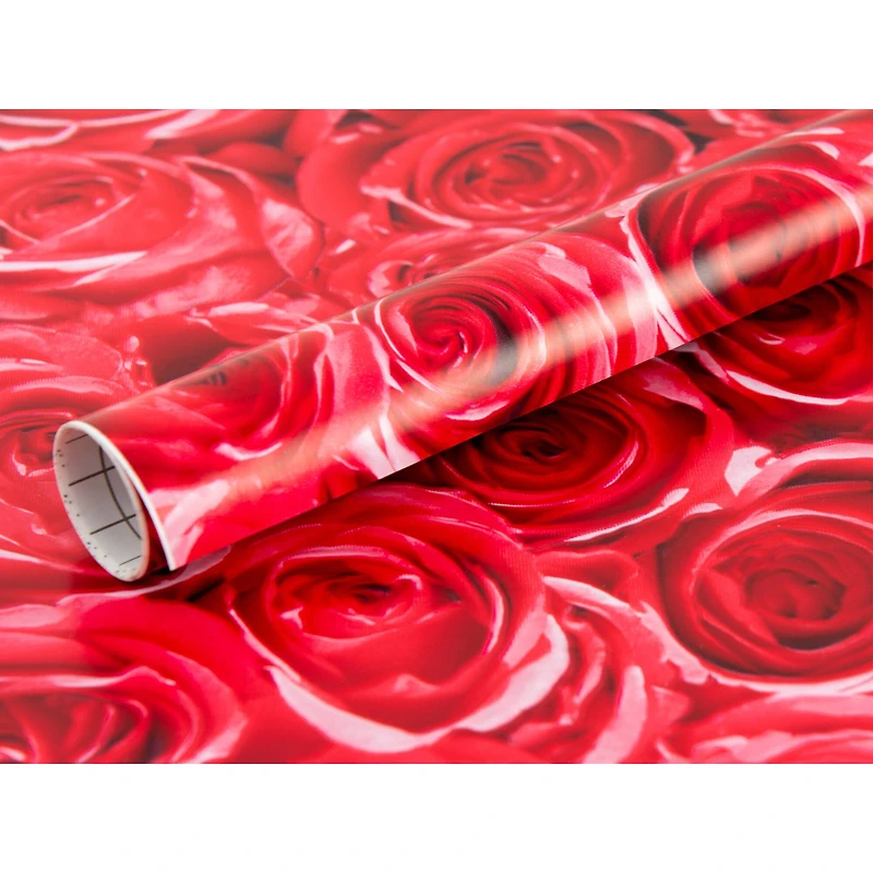 Fablon Roses Adhesive Film Sheets, 2ct.