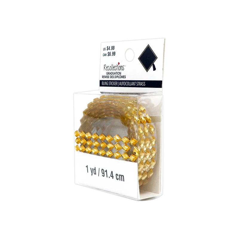 Gold Diamonds Graduation Bling Sticker Roll by Recollections™