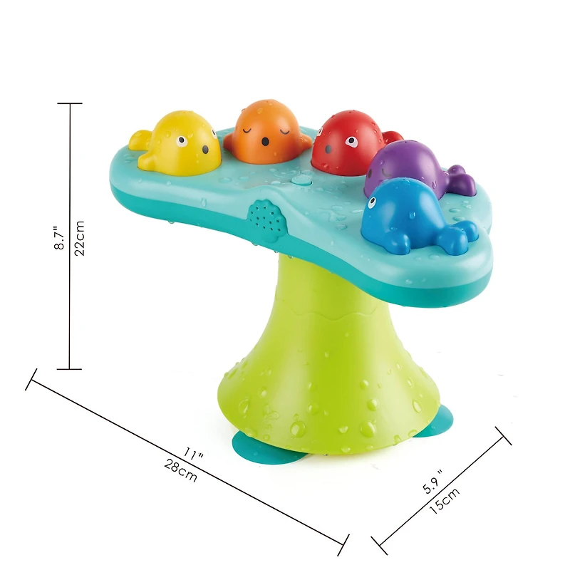 Hape Whale Music Fountain Bath Toy