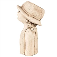 Design Toscano 15.5" Kissy Face Hat Girl Sculptural Planter