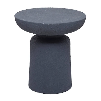 Blue Contemporary Garden Stool, 17" x 17" x 18"