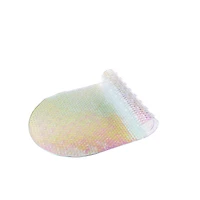 Bath Bliss Iridescent Jumbo Soft Oval Bath Mat