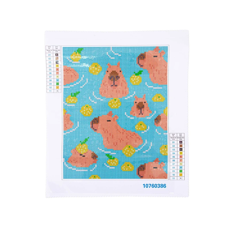 Capybaras Square Diamond Art Kit by Make Market®