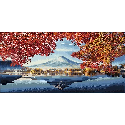 Diamond Dotz® Intermediate Autumn View Diamond Art Painting Kit
