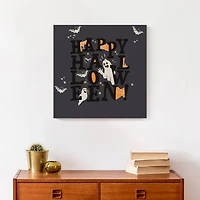 Happy Halloween Canvas Wall Art