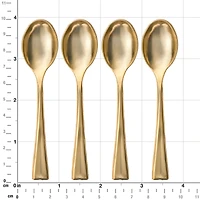 12 Packs: 24 ct. (288 total) Gold Mini Spoons by Celebrate It™