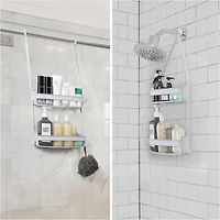 NEX™ 12" White Over Shower Head Shower Caddy