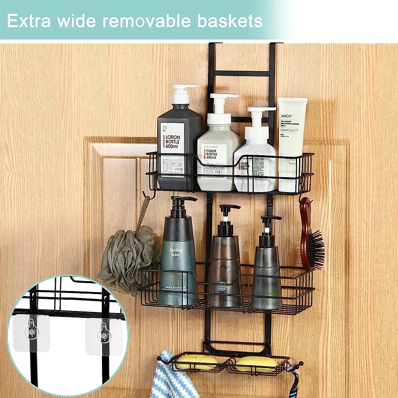 NEX™ Over the Door Shower Caddy Organizer