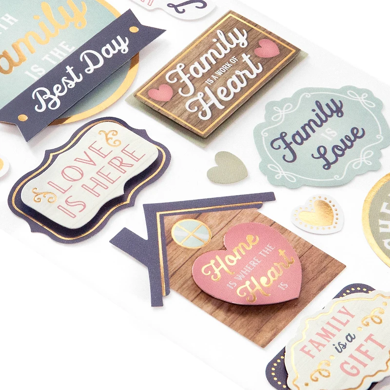 Family Pack Dimensional Stickers by Recollections™