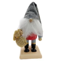 Wizardi Classic Wooden Christmas Gnomes Festive Decoration Set