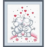 Oven Elephants Cross Stitch Kit