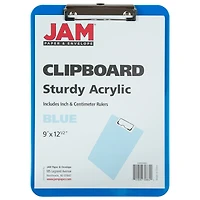 JAM Paper Letter Size Plastic Clipboard