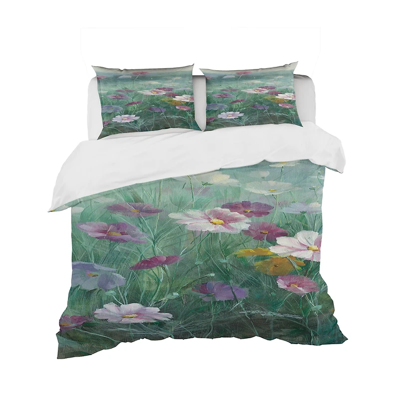 Designart 'Cosmos at Dawn II' Geometric Bedding Set