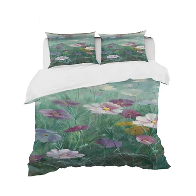 Designart 'Cosmos at Dawn II' Geometric Bedding Set