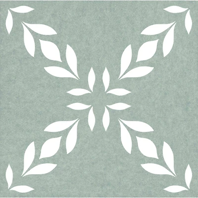 RoomMates Sky Blue Botanical Trellis Acoustical Peel & Stick Tiles