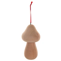 4.25" Unfinished Mushroom DIY Wood Ornament by Make Market®