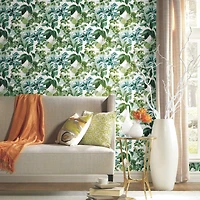 RoomMates Rainforest Leaves Peel & Stick Wallpaper