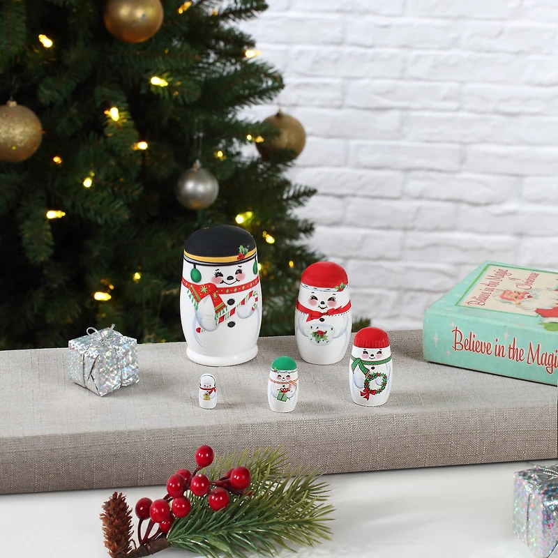 Mr. Christmas Nesting Snowman Family Set