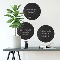 Wallpops Charcoal Dry Erase Dot Decals, 3ct.
