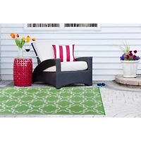 DII® Bright Green Lattice Outdoor Rug, 4ft. x 6ft.