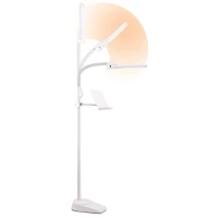 OttLite  Dual Shade LED Floor Lamp with USB Charging Station