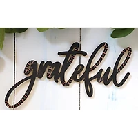 Leisure Arts® 12" Grateful Wood Word