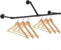 33" Wall Mounted Clothes Rack