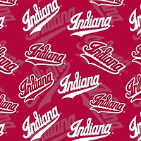 NCAA Indiana University Hoosiers Cotton Fabric