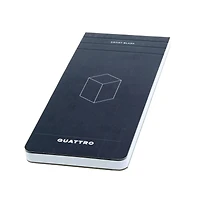 Global Art Quattro Black Blank Journal, 3.5" x 8.25"