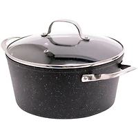 THE ROCK by Starfrit 6qt. Stockpot & Casserole With Glass Lid & Stainless Steel Handles