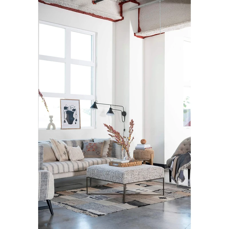 Hello Honey® 5ft. Black Modern 2-Light Metal Articulating Wall Sconce