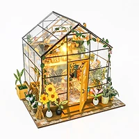 Sparkly Selections Sunshine Flower Green House DIY Miniature Kit