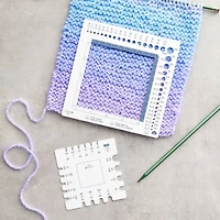 Clover Swatch Ruler & Needle Gauge