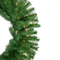 30" Pre-Lit Christmas Artificial Sierra Noble Fir Wreath