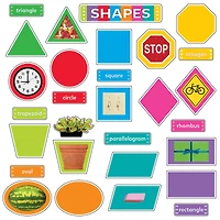 Trend Enterprises® Shapes All Around Us Wipe Off Learning Set