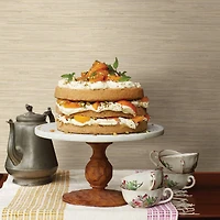 NuWallpaper Cream Tibetan Grasscloth Peel & Stick Wallpaper