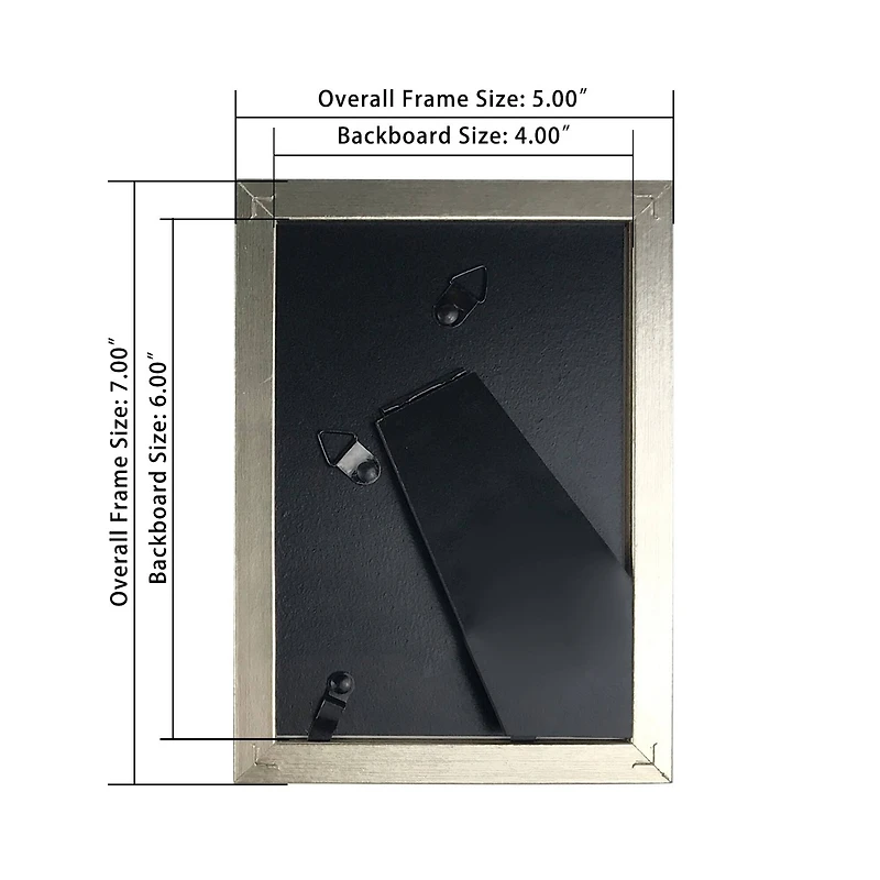 Simply Essentials™ Silver Foil Frame with Mat by Studio Décor