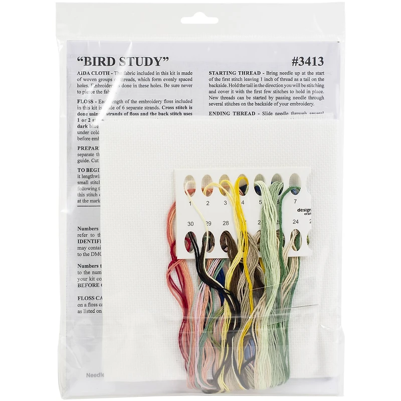 Design Works™ Bird Study Counted Cross Stitch Kit