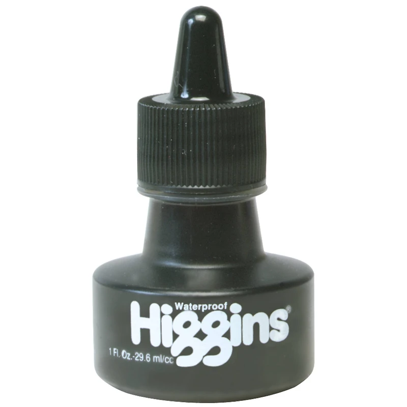 Higgins® Non-Waterproof Black Ink, 1oz.