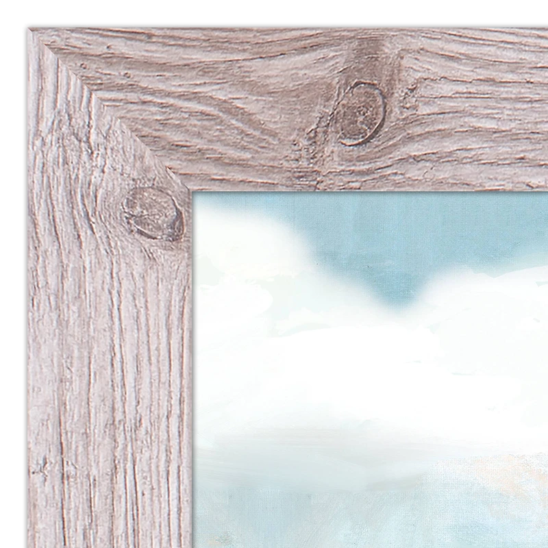 Cloud Landscape 20" x 24" Western White Framed Print