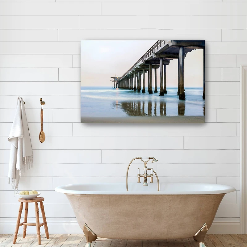 Scripps Sunset Canvas Giclee