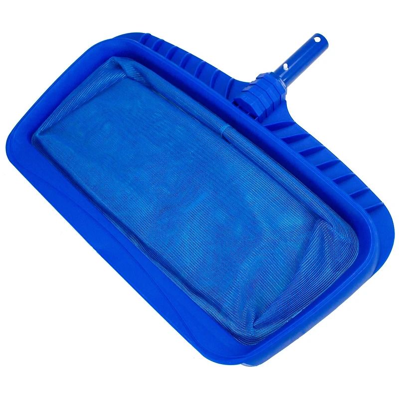 Pool Central 19.75" Blue Deep Bag Swimming Pool Leaf Rake Skimmer Head