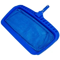 Pool Central 19.75" Blue Deep Bag Swimming Pool Leaf Rake Skimmer Head