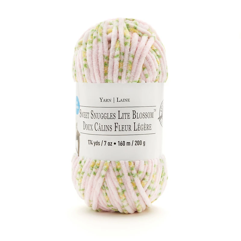 Sweet Snuggles Lite Blossom™ Yarn by Loops & Threads