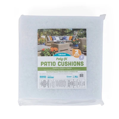 Poly-Fil® 2ct. Patio Foam, 22'' x 22'' x 2''