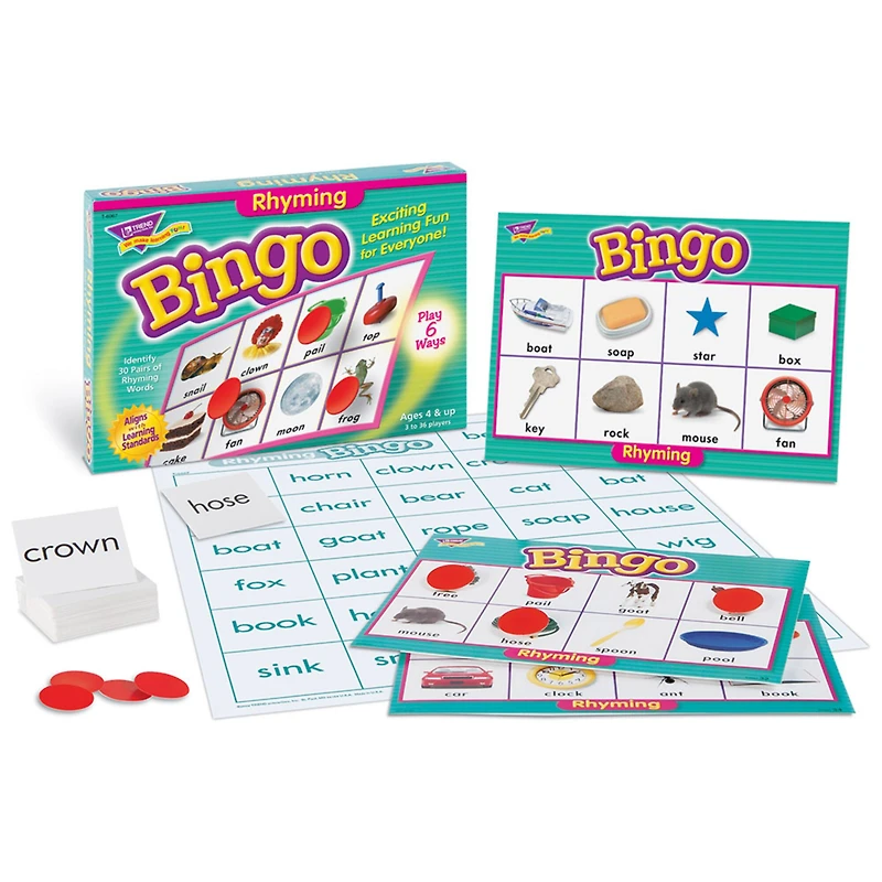 Trend Enterprises® Rhyming Bingo Game