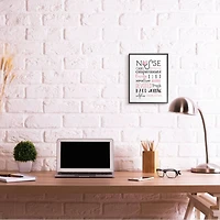 Stupell Industries Nurse Inspirational Description Healthcare Professional Gratitude Framed Wall Art